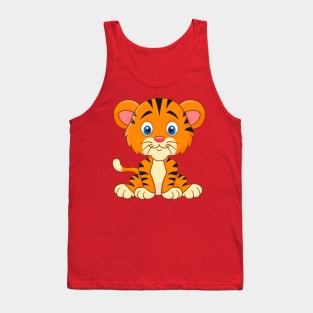 Cute Baby Tiger Tank Top